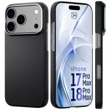 3MK PROTECTION Apple iPhone 17 Pro Max Hardy Aramid MagCase - nero