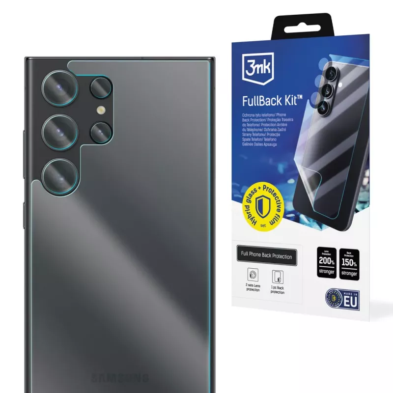 3MK PROTECTION Samsung Galaxy S23 Ultra FullBack Kit - pellicola protettiva per display in idrogel full body