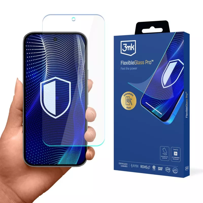 3MK PROTECTION Google Pixel 11 Pro XL - Pellicola protettiva per display in vetro ibrido 3mk FlexibleGlass Pro