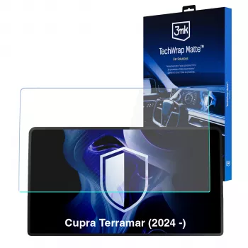 3MK PROTECTION Cupra Terramar (2024 -) - Pellicola protettiva opaca per display centrale 3mk TechWrap