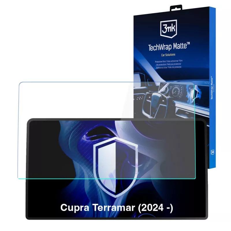 3MK PROTECTION Cupra Terramar (2024 -) - Pellicola protettiva opaca per display centrale 3mk TechWrap