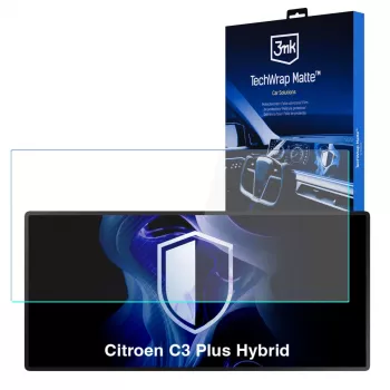 3MK PROTECTION Citroen C3 Plus Hybrid - Pellicola protettiva opaca per display centrale 3mk TechWrap