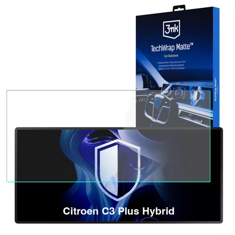 3MK PROTECTION Citroen C3 Plus Hybrid - Pellicola protettiva opaca per display centrale 3mk TechWrap