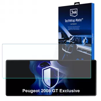 3MK PROTECTION Peugeot 2008 GT Exclusive - Pellicola protettiva opaca per display centrale 3mk TechWrap