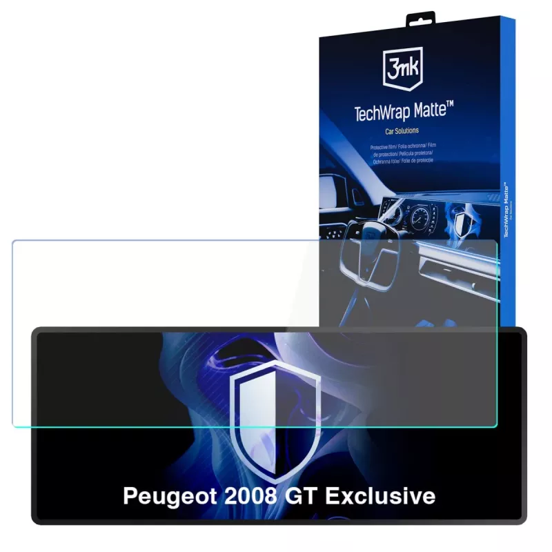 3MK PROTECTION Peugeot 2008 GT Exclusive - Pellicola protettiva opaca per display centrale 3mk TechWrap