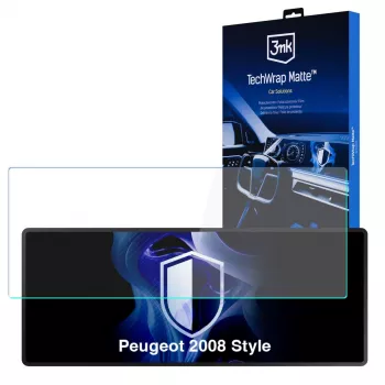 3MK PROTECTION Peugeot 2008 Style - Pellicola protettiva opaca per display centrale 3mk TechWrap