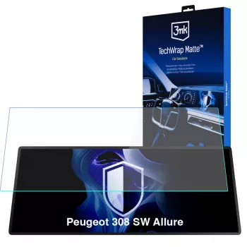 3MK PROTECTION Peugeot 308 SW Allure - Pellicola protettiva opaca per display centrale 3mk TechWrap