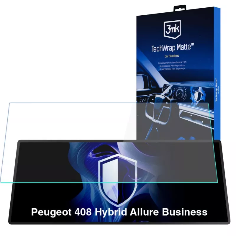 3MK PROTECTION Peugeot 408 Hybrid Allure Business - Pellicola protettiva opaca per display centrale 3mk TechWrap