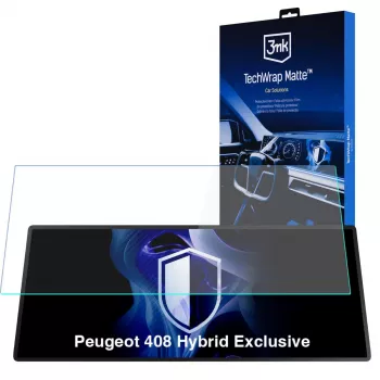 3MK PROTECTION Peugeot 408 Hybrid Exclusive - Pellicola protettiva opaca per display centrale 3mk TechWrap