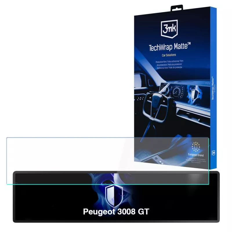 3MK PROTECTION Peugeot 3008 GT - Pellicola protettiva opaca per display centrale 3mk TechWrap