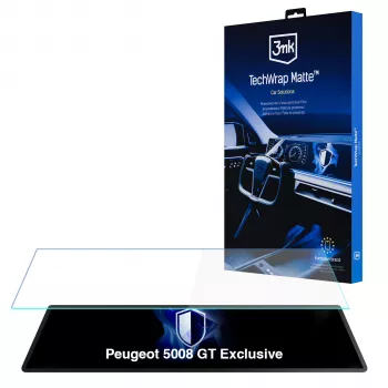 3MK PROTECTION Peugeot 5008 GT Exclusive - Pellicola protettiva opaca per display centrale 3mk TechWrap