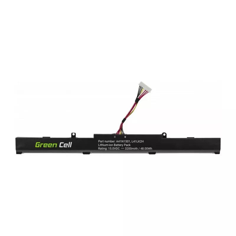 Green Cell GREENCELL batteria ricaricabile per Asus A41N1501 - Li-Polymer 15,2V 4000mAh 60,8Wh 4 celle nero