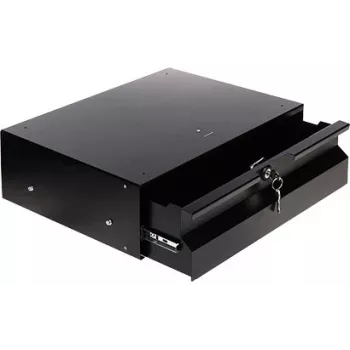 Stalflex RD19-3U-320B cassetto rack per server 19 pollici 3U, profondità utile 320 mm, nero