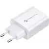 FORCELL F-ENERGY TFK-TC-20WPD alimentatore USB-C con cavo USB-C a Lightning, 20W PD QC4.0, 3A, bianco