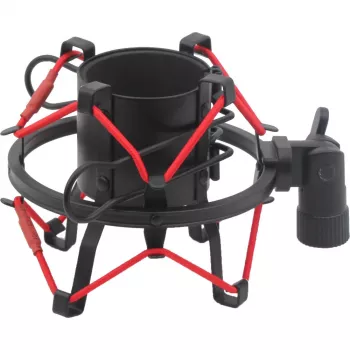 MOZOS SHM2-RED supporto antivibrazione a ragno per microfono 48-54 mm rosso