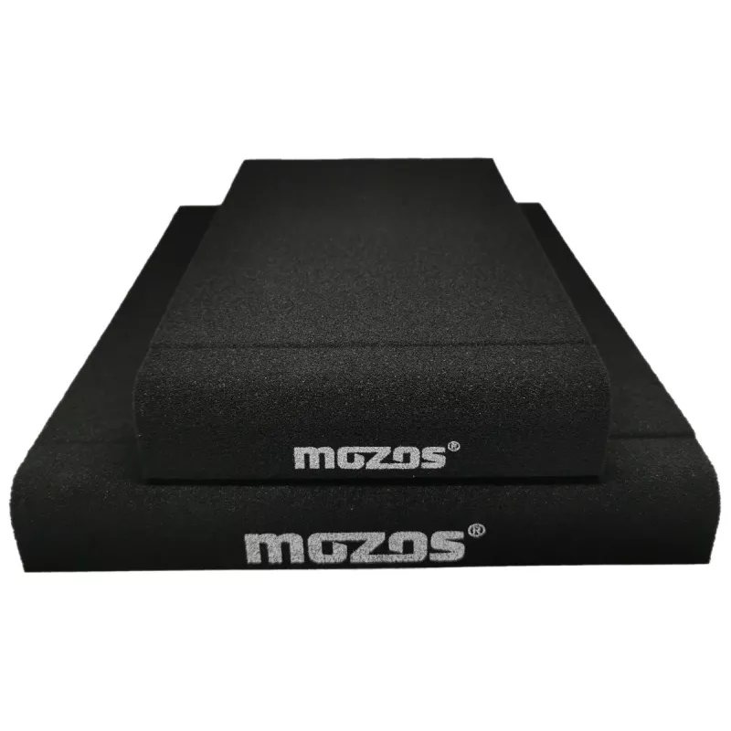 MOZOS ISOPAD-M pad di disaccoppiamento acustico per monitor da studio (coppia, nero)