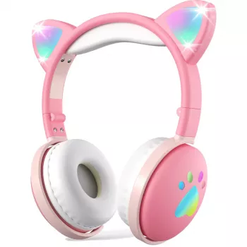 MOZOS KID DOG cuffie per bambini wireless rosa