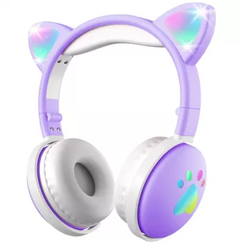 MOZOS KID DOG Cuffie wireless per bambini viola