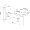 MOZOS SM51-SET supporti a parete per altoparlanti, 2 pz.