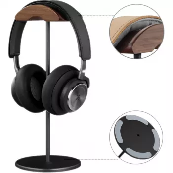 MOZOS HS Supreme Supporto per cuffie over-ear - noce e metallo