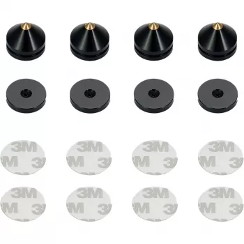 MOZOS SPS-P04 Punta isolante per diffusori a colonna, 4 pezzi