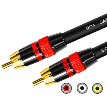 MOZOS Premium Cavo subwoofer RCA a RCA 3m