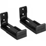 MOZOS SWM2 Supporto a parete per soundbar – nero, acciaio, portata 15 kg