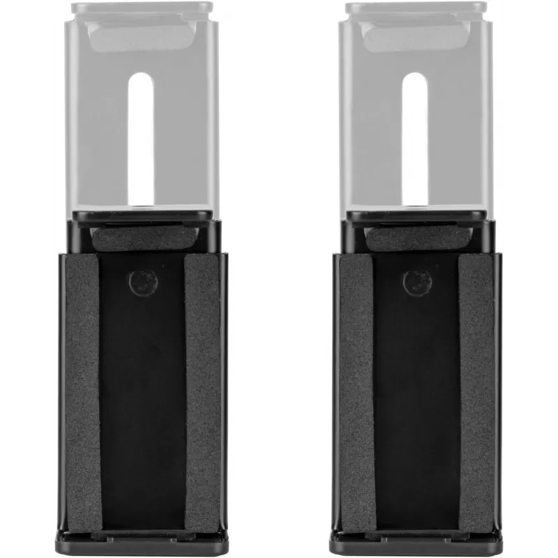 MOZOS SWM2 Supporto a parete per soundbar – nero, acciaio, portata 15 kg