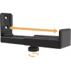 MOZOS SWM2 Supporto a parete per soundbar – nero, acciaio, portata 15 kg