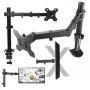 MOZOS MS02 Supporto da tavolo per monitor 10-29 pollici nero