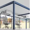MOZOS CT550WH Canalina per gestione cavi sotto la scrivania 550 mm bianca