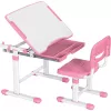MOZOS DC-SET Set scrivania e sedia regolabili rosa