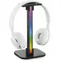 MOZOS D11 supporto cuffie RGB LED con hub USB e ingresso audio