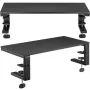 MOZOS Ergo Clamp Riser supporto monitor e laptop con morsetto nero 600x260mm