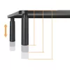 MOZOS SPM2 rialzo da scrivania per doppio monitor 1000x230x120 mm nero