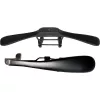 MOZOS WS-BK appendiabiti auto per poggiatesta, nero/argento, acciaio inox e ABS, portata 20 kg