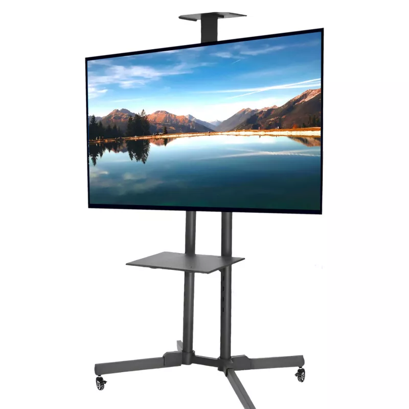 MOZOS 1500 supporto mobile per TV da 32-70 pollici e monitor, nero