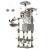 MOZOS Kitty Tree grande tiragraffi per gatti, altezza 206 cm