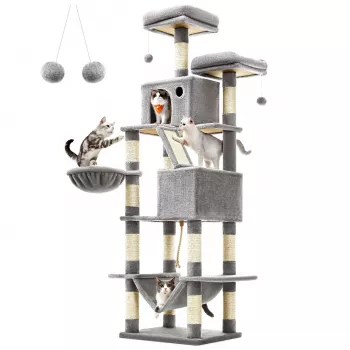 MOZOS Kitty Tree grande tiragraffi per gatti, altezza 206 cm