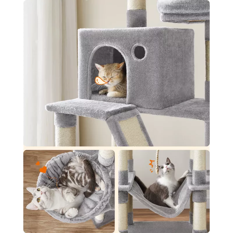MOZOS Kitty Tree grande tiragraffi per gatti, altezza 206 cm