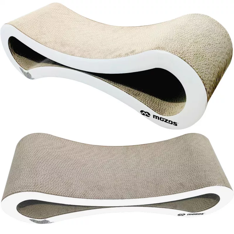 MOZOS KITTY-SPIKE Tiragraffi e cuccia per gatti, cartone, grande, 86 cm XXL