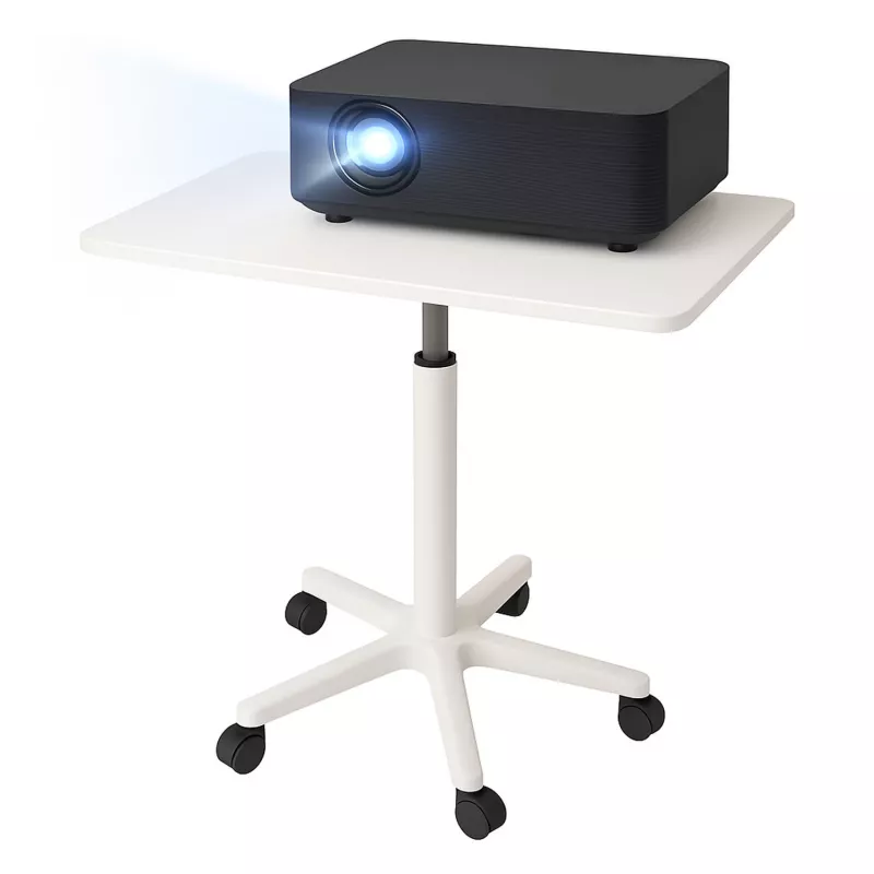 MOZOS SPM4-WH Tavolino mobile per laptop con regolazione in altezza, bianco