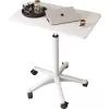 MOZOS SPM4-WH Tavolino mobile per laptop con regolazione in altezza, bianco