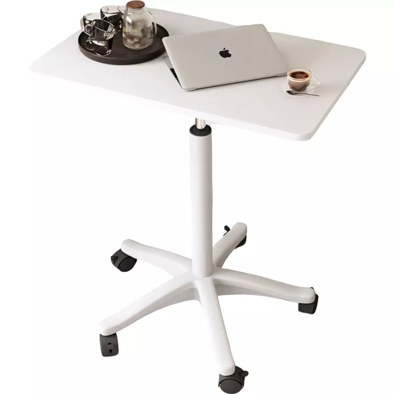 MOZOS SPM4-WH Tavolino mobile per laptop con regolazione in altezza, bianco