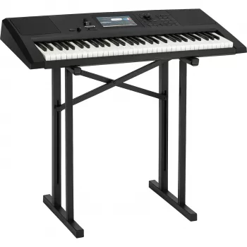 MOZOS KSX5 Supporto a X per tastiera per pianoforte digitale, sintetizzatore, nero