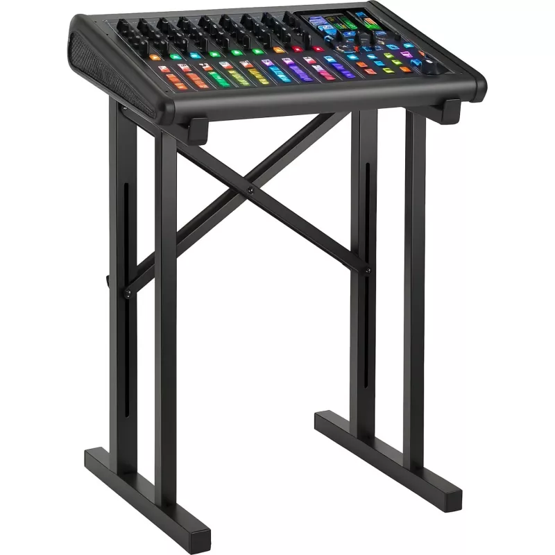 MOZOS KSX5 Supporto a X per tastiera per pianoforte digitale, sintetizzatore, nero