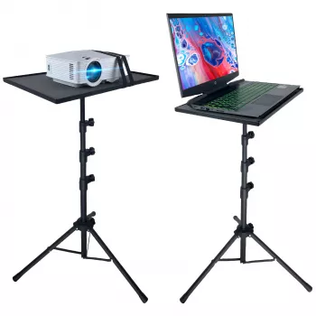 MOZOS PL2 Treppiede universale per proiettore, laptop, tablet, nero, 70-120 cm, 10 kg
