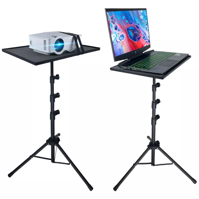 MOZOS PL2 Treppiede universale per proiettore, laptop, tablet, nero, 70-120 cm, 10 kg