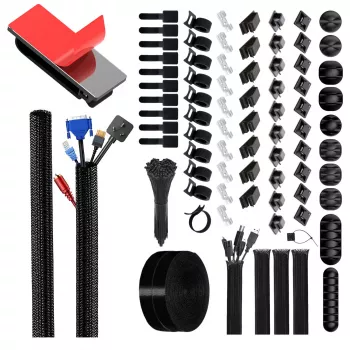 MOZOS CM-SET Kit accessori per organizzazione cavi