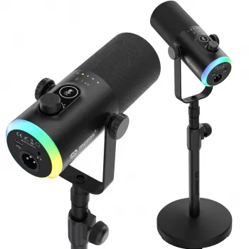Mozos GM-ONE Microfono USB XLR RGB LED nero